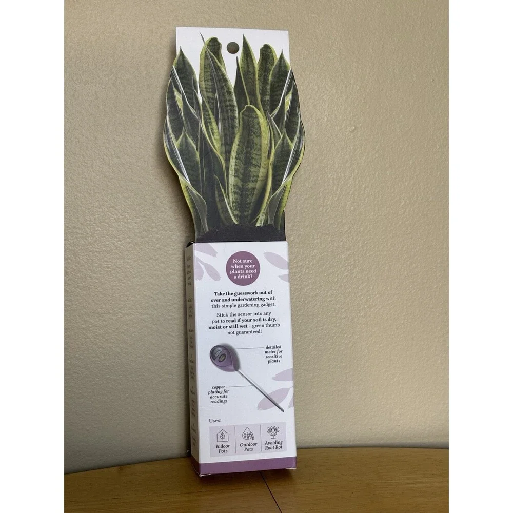 Seed & Sprout Potted Plant Moisture Meter Purple